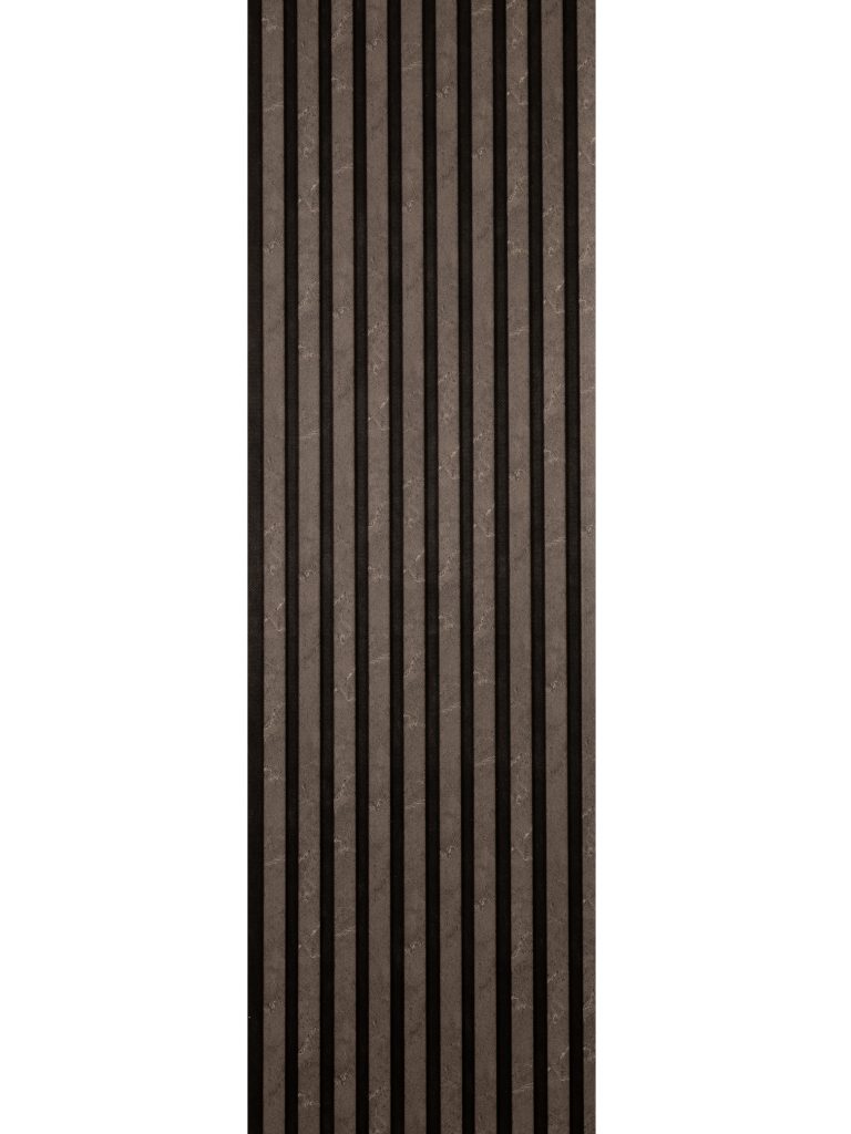 Riflaj Acustic Modern din Lemn – fonoabsorbant GRI