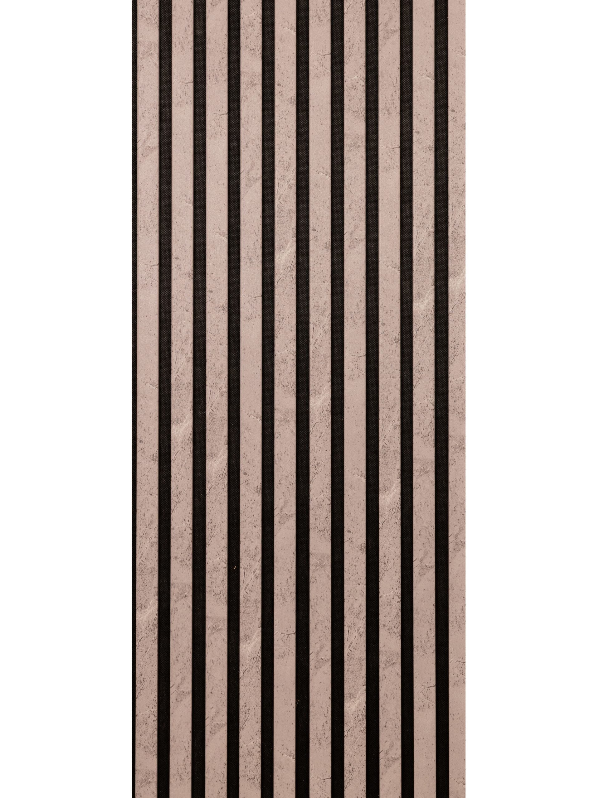Riflaj Acustic Modern din Lemn – fonoabsorbant GRI Clasic