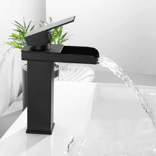 Baterie Baie Cascadă Negru Mat, VST28