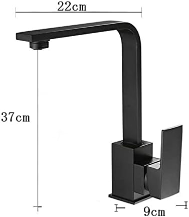 Baterie Chiuvetă Bucătărie Argintie, 32 cm, Monocomandă cu Pipă Înaltă și Rotativă VST61