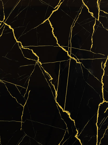 Placa Marble PVC Negru Cu Auriu murmolux 8044-1