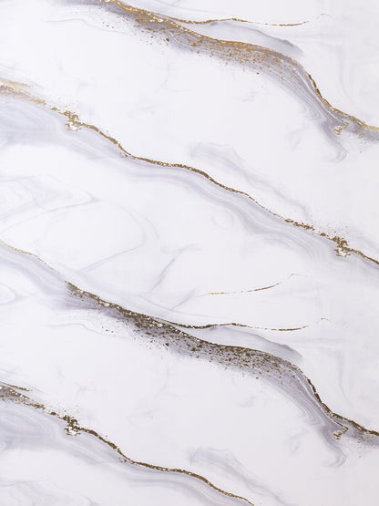 Placa PVC Marble Alb Cu Auriu murmolux 20776
