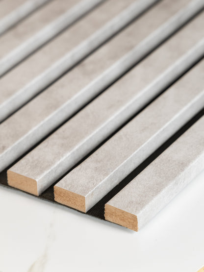 Riflaj Acustic Modern din Lemn –  Stone Grey