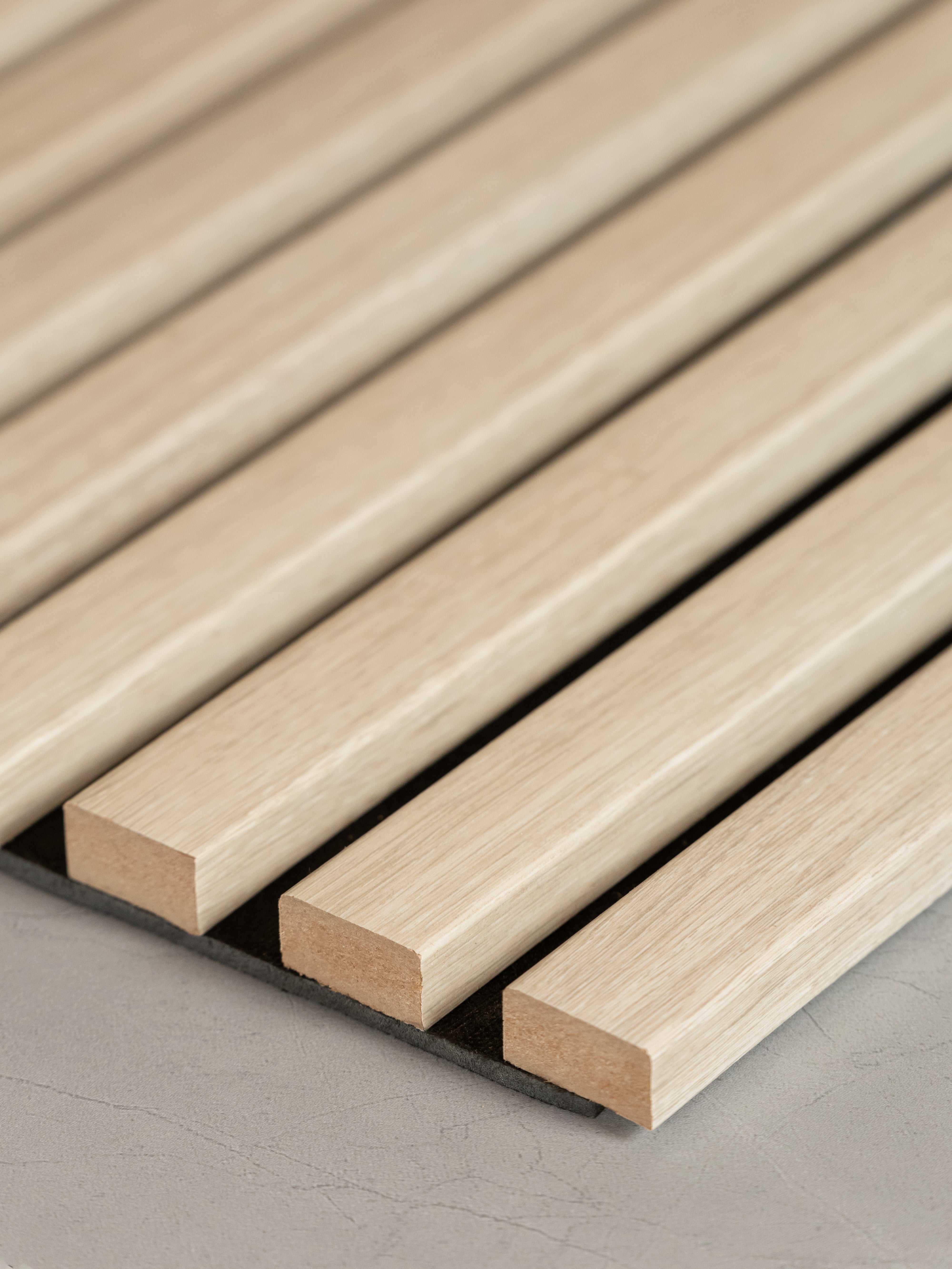 Riflaj Acustic Modern din Lemn – Model Naked Wood