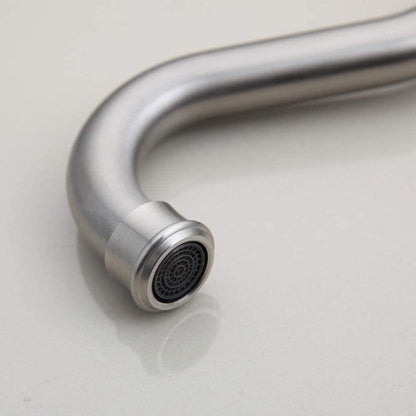 Robinet Bucătărie, Finisaj Periat Argintiu, Rotire 360°, 2 Tipuri de Spout, Design Modern, Material de Înaltă Calitate VST71