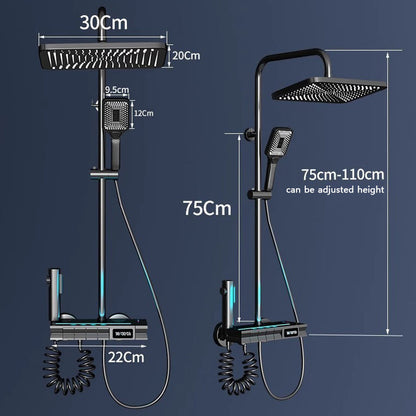 Set de Duș AquaElegance – Afișaj Digital și Funcții Multiple pentru Confortul Zilnic