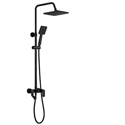 Set Duș Complet Negru Mat – Design Simplu și Elegant pentru Baie Modernă, Vst98