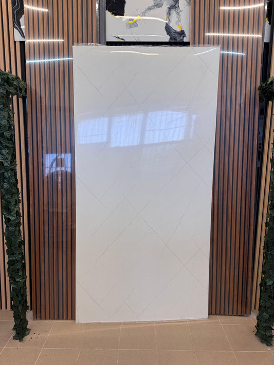 Placă Decorativă PVC – Alb cu dungi