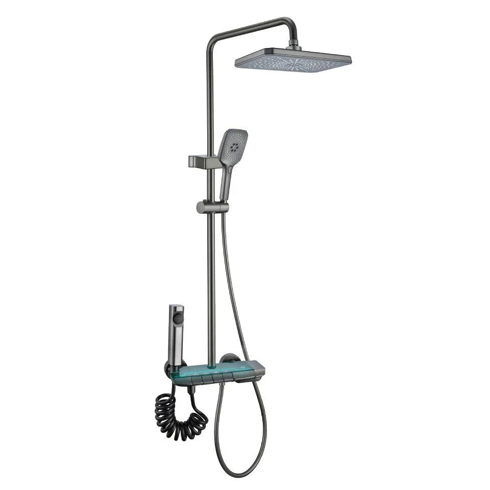 Set de Duș SmartFlow – Termostat, Afișaj Digital cu Dinamo și Funcții Personalizabile