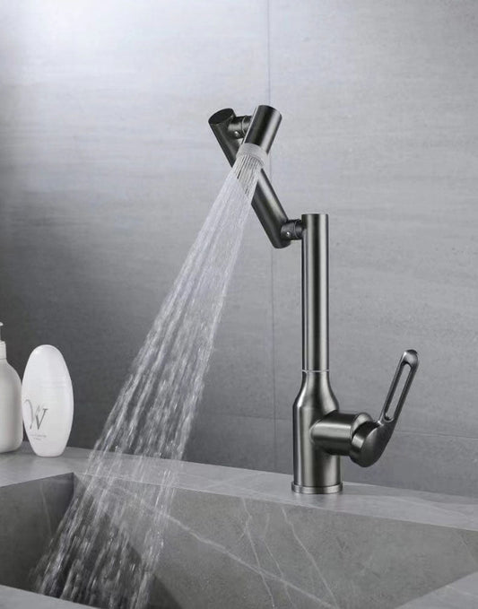 Baterie Baie/Bucătărie Rotativă cu Design Universal, Robinet de Lavoar Modern, VST127