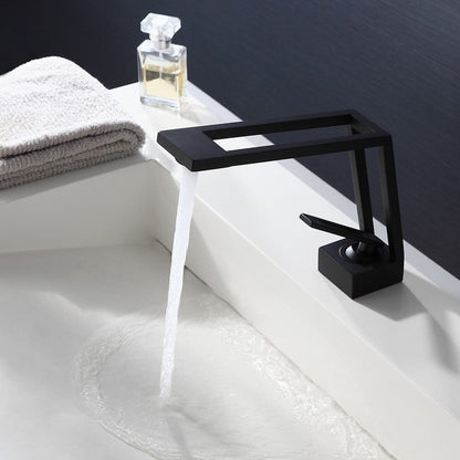 Baterie Lavoar BlackStone – Design Modern, Alamă Solidă, Negru Mat, VST27