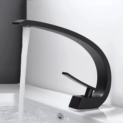 Baterie Lavoar Negru Mat din Alamă – Design Modern și Durabil, VST26