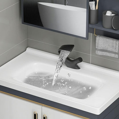 Baterie Lavoar Negru Mat – Design Modern, Cartuș Ceramic, VST25