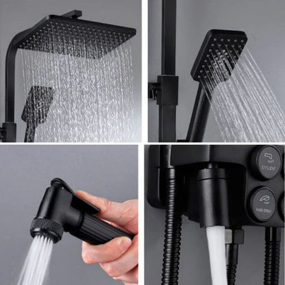 Set termostatic de duș cu LED-uri și afișaj digital