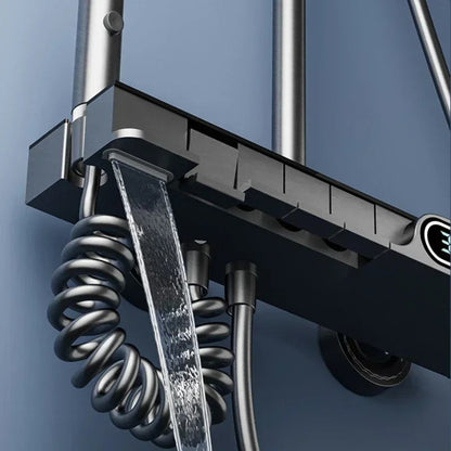 Coloană de Duș Piano Key – Afișaj Digital și LED-uri pentru O Experiență Premium
