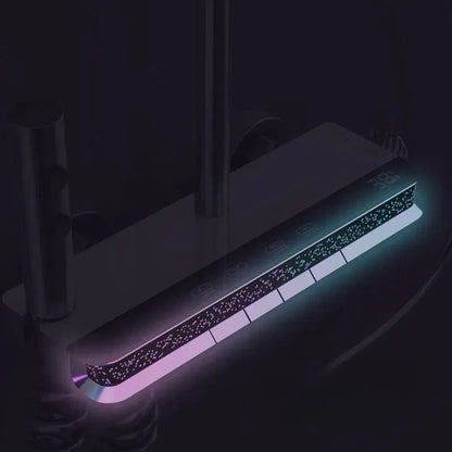 Coloană Duș NeoTherm – LED, Termostat, 4 Funcții, Alb
