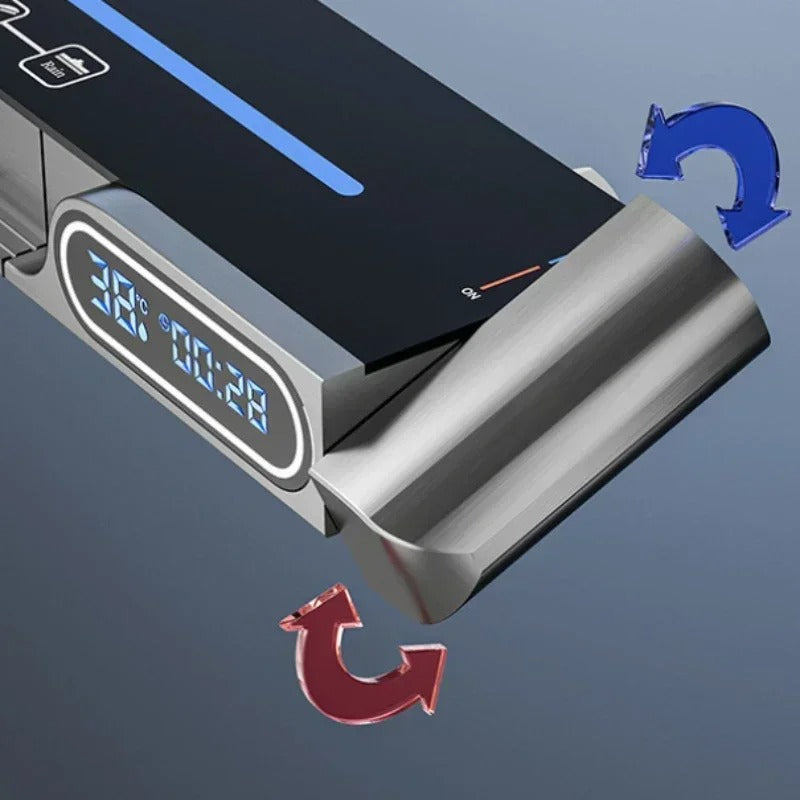 Coloană de Duș Piano Key – Afișaj Digital și LED-uri pentru O Experiență Premium
