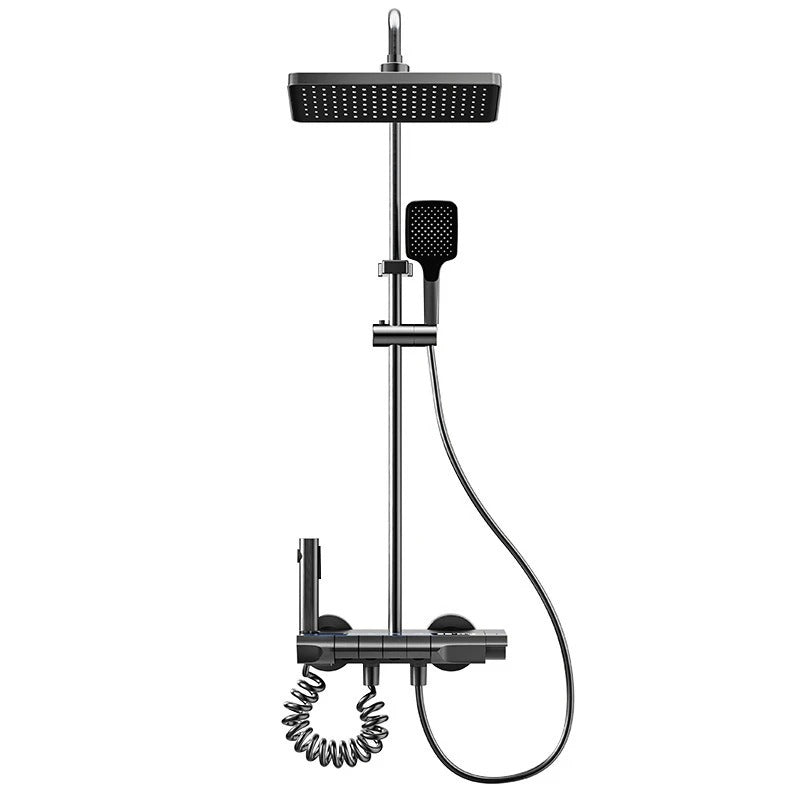 Coloană de Duș SmartLine – Design Antracit cu Afișaj LCD și Iluminare LED