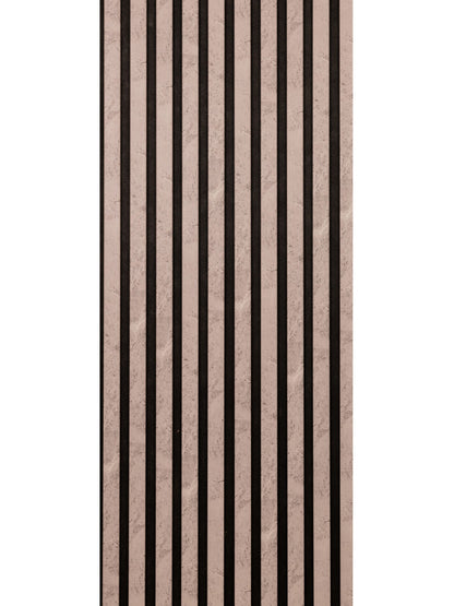 Riflaj Acustic Modern din Lemn –   fonoabsorbant GRI Clasic