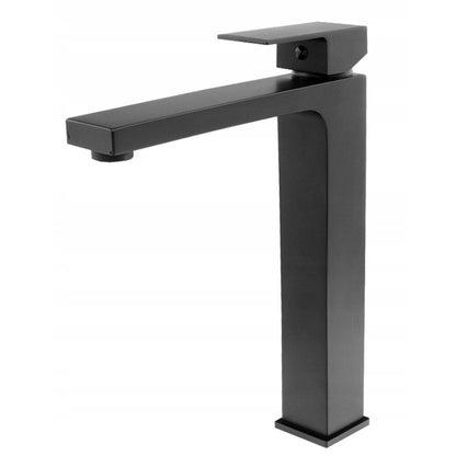 Baterie Lavoar Neagră Mată 30 cm – Design Minimalist, Montaj Pe Blat, Jet Precis, VST16